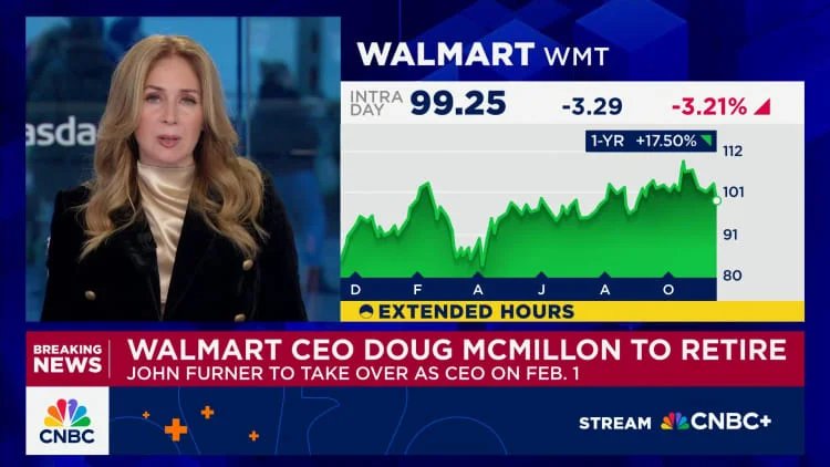 Walmart CEO Doug McMillon to retire in January Walmart CEO Doug McMillon to retire
