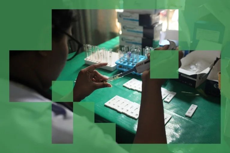 A patient039s blood sample is tested for dengue at the laboratory of Mugda Medical College in Dhaka Bangladesh
