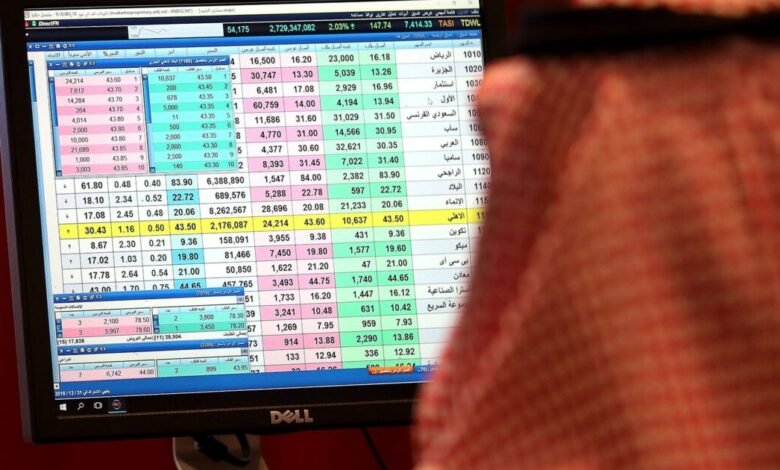 ارتفاع عوائد الخزانة الأميركية وضغوط الفائدة يثقلان كاهل بورصات الخليج